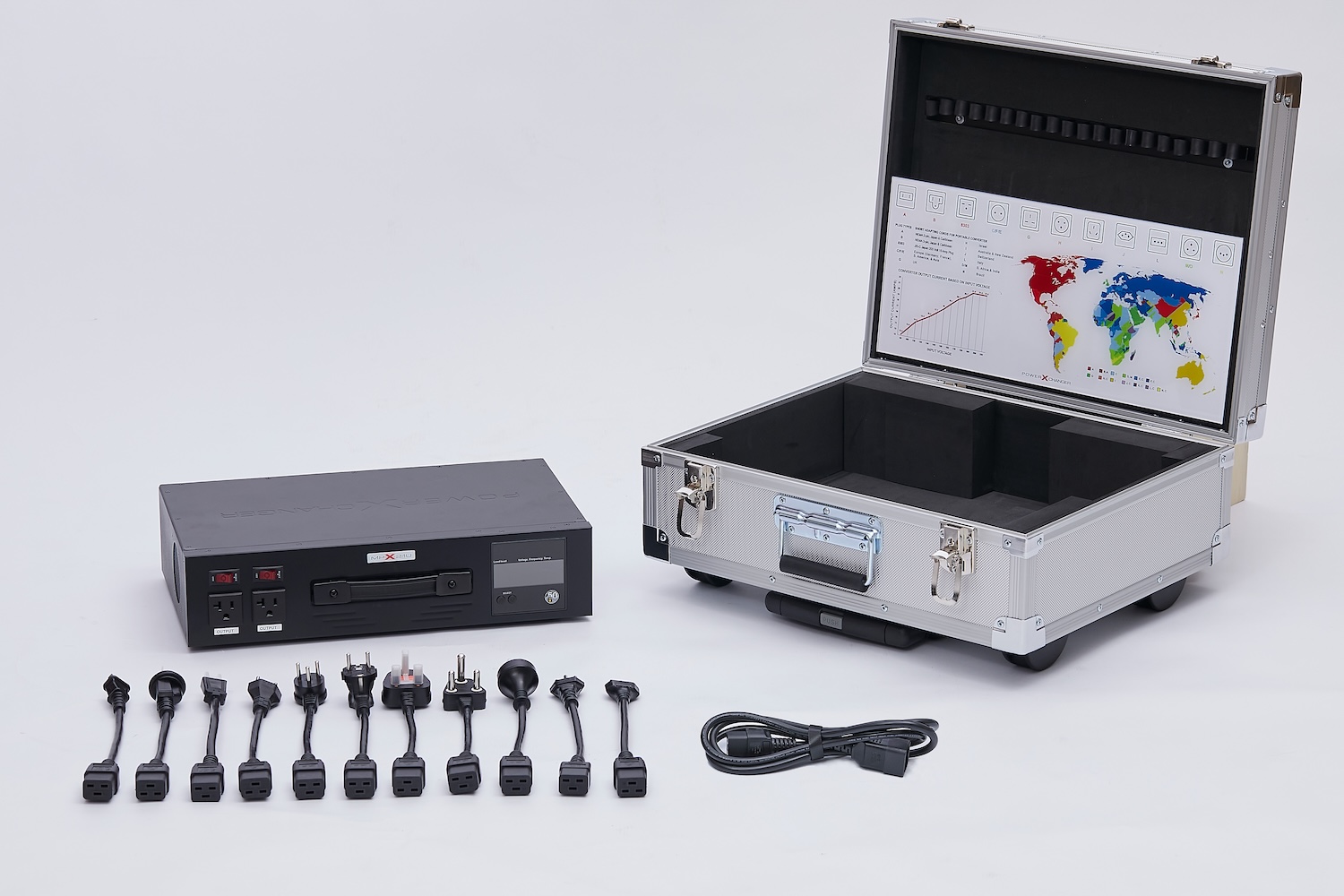 MPX-21U side view with accessories