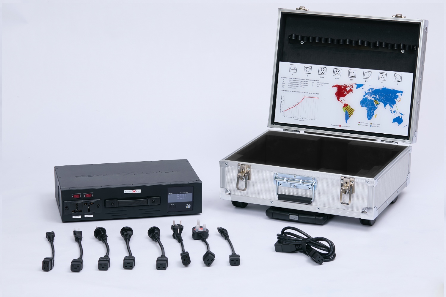 UMPX-12 side view with accessories